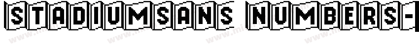 StadiumSans Numbers字体转换